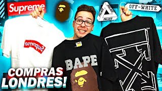MIS COMPRAS STREETWEAR EN LONDRES!! (BOX LOGO SUPREME, OFF WHITE, BAPE, PALACE...)