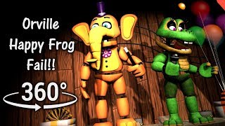 360°| Orville and Happy Frog Fail!! - FNAF6/FFPS [SFM] (VR Compatible)