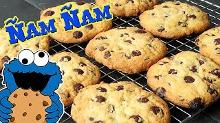 Cookies con pepitas de chocolate. Receta fácil y rápida.  (Con o sin gluten)