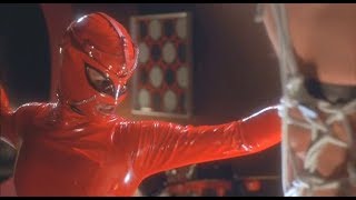The masked, female killer in latex /vinyl….and Dolph – Scene 2 (of 2)
