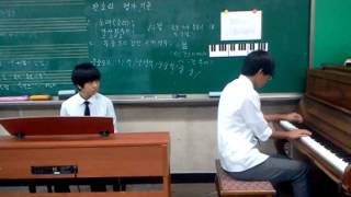 말할수없는비밀 피아노배틀 중딩실사판