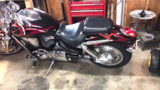 Cold start 2006 Honda VTX1800 C