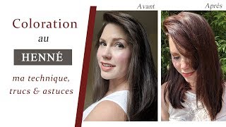 Coloration des cheveux au HENNÉ