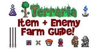 Flexible Terraria Item/Enemy Farm Guide! (AFK farm, lava, trap & statue farm tutorial)