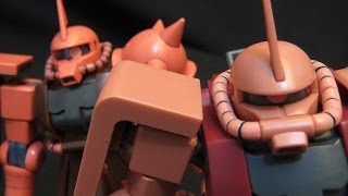 HGUC Char's Zaku II (High Mobility) Zaku Amazing mod Char Custom Gunpla review ガンプラ