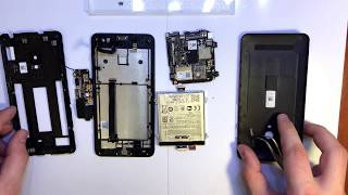 Asus ZenFon 5 T00J - разборка, как собрать / disassembly, how to assemble