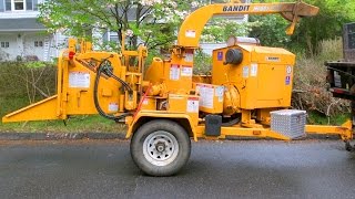 Wood Chipper in Action Bandit Model 90XL