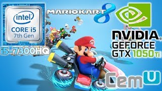Mario Kart 8 on PC Lenovo Y520 GTX 1050 Ti i5-7300HQ Cemu 1.14.0c