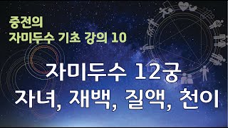 [대유학당] 중전의 자미두수 기초강의 10. 자녀궁, 재백궁, 질액궁, 천이궁