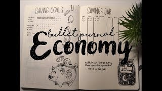 Bullet Journal // ECONOMY & FINANCE IDEAS // How to // Plan With Me