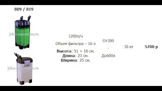 Обзор от mfkrus (Канистровый фильтр Jebo 809)