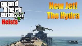 GTA 5 Heists DLC: "The Hydra Jet" - (Hover Jet Gameplay)