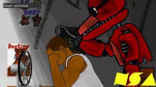 (DC2/FNaF/GTA:SA) CJ vs Los animatronicos (Final alternativo)