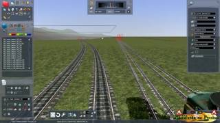 Ставим рельсы и стрелки в Railworks