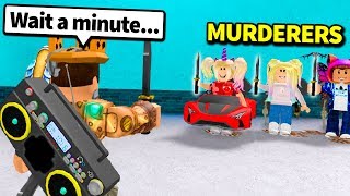 I made EVERYONE Murderer ALL THE TIME in Murder Mystery 2!! (Roblox MM2 Admin Commands)