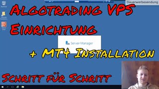 Forex Trading VPS Einrichtung - Schritt für Schritt Tutorial