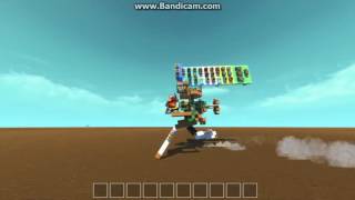 【SCRAP MECHANIC】　人間みたいな二足歩行