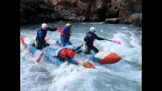 Водный поход,  река Коксу, Казахстан