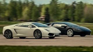 HD: Murciélago LP640 vs LP560-4 Gallardo: GTBOARD.com