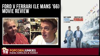 Ford v Ferrari (Le Mans '66) Matt DAMON Christian BALE - The Popcorn Junkies FAMILY Movie REVIEW