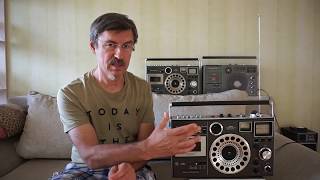 National Panasonic R 5410B, RF 5410B и Lehnnert Studio 5000. Классика моно магнитол.