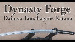 Dynasty Forge Diamyo Tamahagane Katana Review