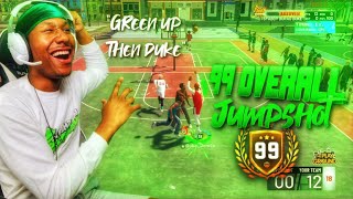 Duke Dennis 99 overall jumpshot! This is my secret jumpshot on NBA 2K19! BEST JUMPSHOT EVER 2K19!