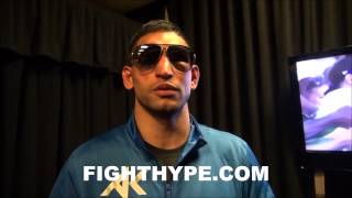 AMIR KHAN POST-FIGHT REACTION TO MAYWEATHER VS. MAIDANA: "A LOT OF FLAWS...MAIDANA WAS CATCHING HIM"
