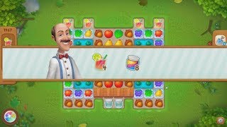 Gardenscapes.  1967 уровень.