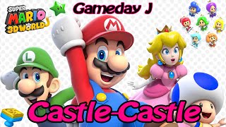 Super Mario 3D World | Castle-C Bowser's Lava Lake Keep [Lets Watch] Nintendo Wii U