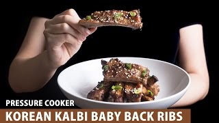 Pressure Cooker Korean Ribs