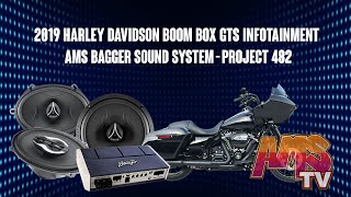 2019 Harley Davidson Boom Box GTS Infotainment AMS Bagger Sound System - Project 482