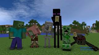 FNAF vs Mobs: Season 1 - Monster School (Minecraft Animation)