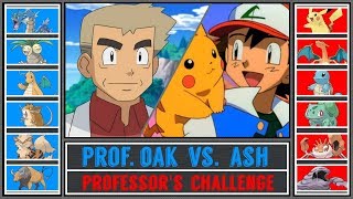 Ash vs. Professor Oak (Pokémon Ultra Sun/Moon) - Kanto Professor's Challenge