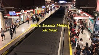 Metro Escuelar Militar in Santiago, Chile (Underground train)