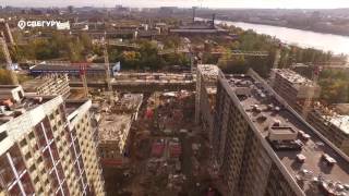 ЖК «Светлый мир "О Юность"» — аэросъемка СПБГуру. Октябрь 2016.