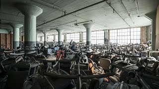 Abandoned Warehouse full of Thousands of Chairs