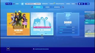 Busca calcetines navideños en cabañas festivales de invierno **Mision completa #Fortnite