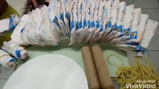 Bolo de fralda como fazer passo a passo