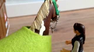 Serial Schleich:"Przygody w stadninie Tornado" odc.7 cz.1-Huragan u trenera