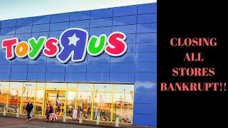 Toys R Us CLOSING ALL STORES. Amazon Crushes another store.
