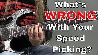 Guitar Solo Tips - What's Wrong with Your Speed Picking? - Steve Stine Guitar Lesson