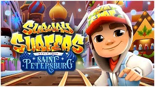 Subway Surf играем Мультик игра Собиратель монет Дед Мороз Наряжаем Елку Сабвей Сёрф
