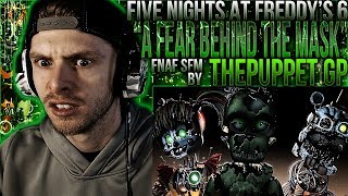 Vapor Reacts #588 | [FNAF SFM] FNAF 6 ANIMATION "A Fear Behind The Mask" by ThePuppet GP REACTION!!