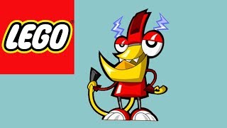 How to Build LEGO Mixels Flain & Teslo Mix 2 - Stop Motion Build | Bricks and Clay Play