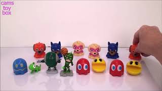 Pj Masks Pacman Paw Патруль Удиливые Игрушки Распаковка Машем Игрушка Обзор Открытие