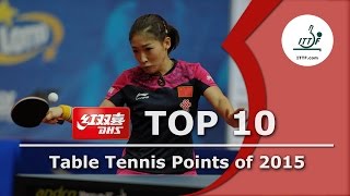 ITTF Top 10 Table Tennis Points of 2015, presented by DHS