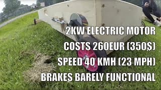 VIKART - the cheapest and simplest electric gokart