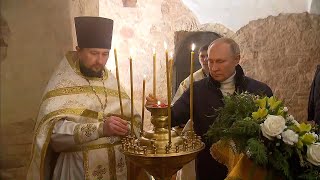 Mesajul lui Vladimir Putin de Crăciun, de la biserica Sf. Nicolae de pe Lipno