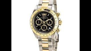 Invicta 9224 Two Tone Speedway Watch Review Video